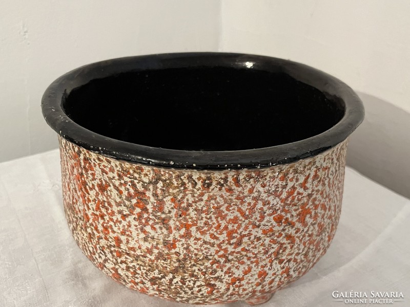 Retro-vintage large ceramic pot from Pesthidegkút