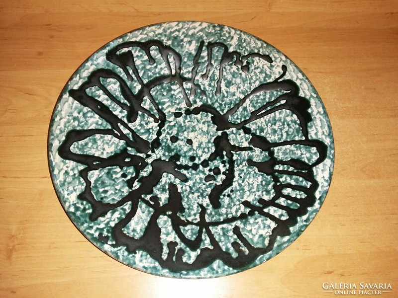 Szendrő artisan ceramic wall plate - 29 cm (n)