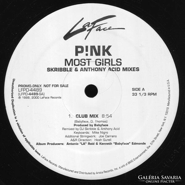 P!Nk - most girls (skribble & anthony acid mixes) (12