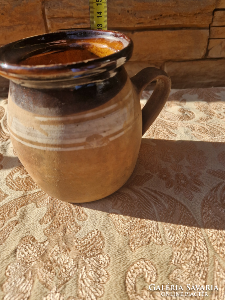 Old folk ceramic straw, sour cream bastard