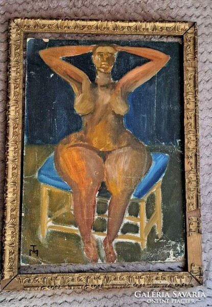 XX. No. Hungarian painter: female nude