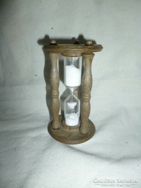 Old wooden hourglass