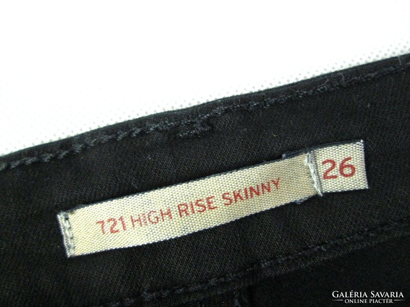 Original Levis 721 high rise skinny (w26 / l32) women's stretch jeans