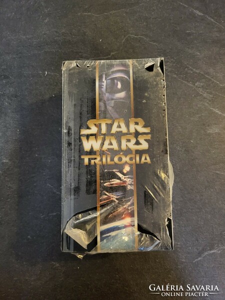 Star wars trilogy vhs in original packaging with unopened foil