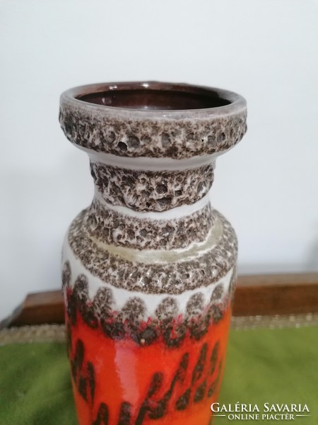 Applied art retro ceramic vase, marked w germany