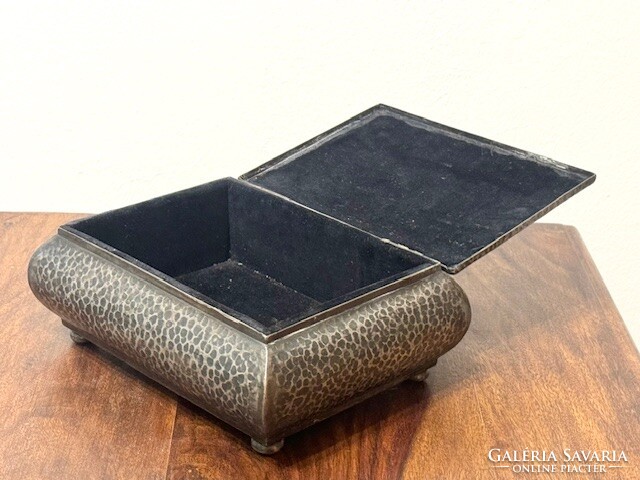 Silver-plated jewelry box