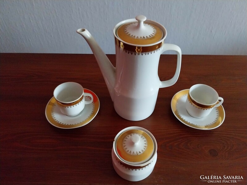 Porcelain coffee set for two