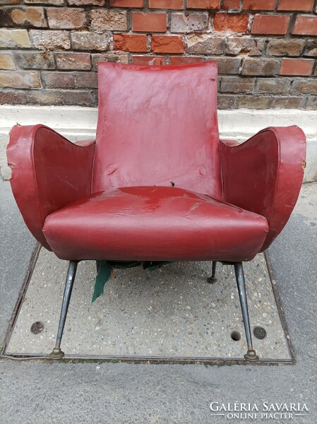Mid century Italian armchair, lady chair by marco zanuso