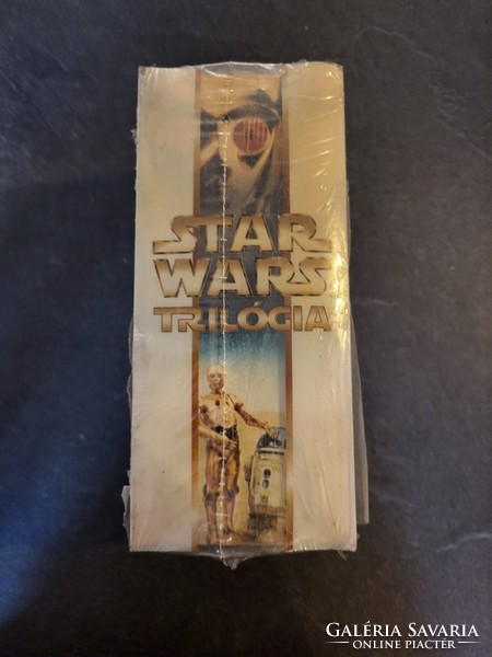 Star wars trilogy vhs in original packaging with unopened foil