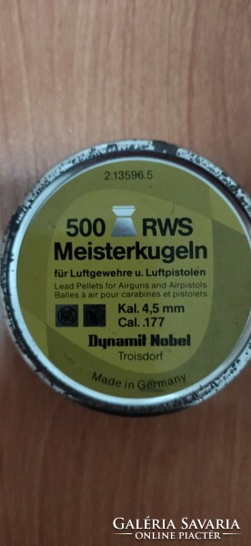 RWS Meisterkugeln légpuska lövedék 4,5mm 500db