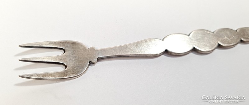 Cute little vintage silver-plated fork - knife combination