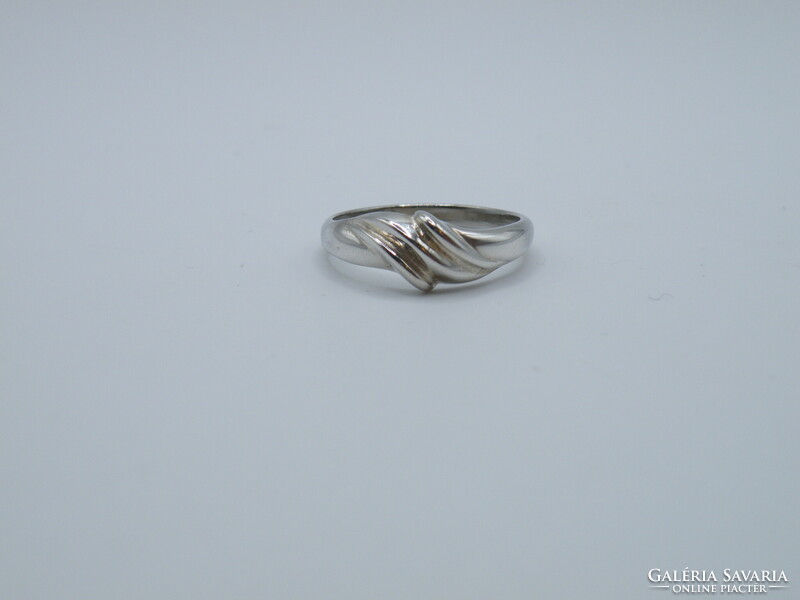 Uk0193 braided pattern silver 925 ring size 61 1/2