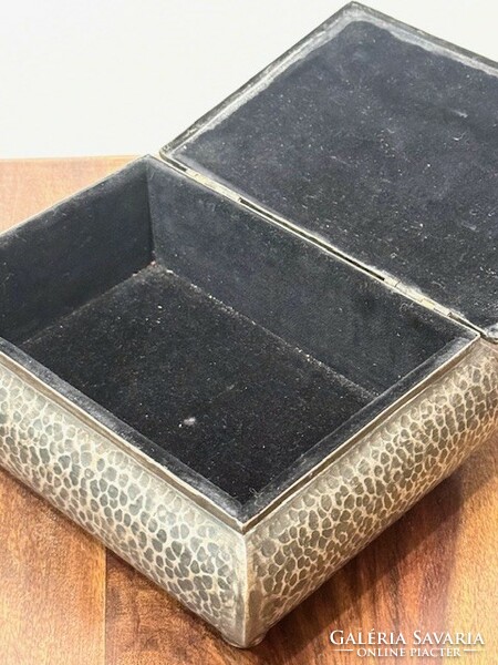 Silver-plated jewelry box