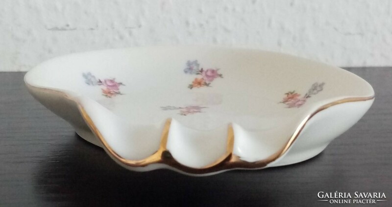 Retro. Aquincum flower pattern porcelain ashtray for sale