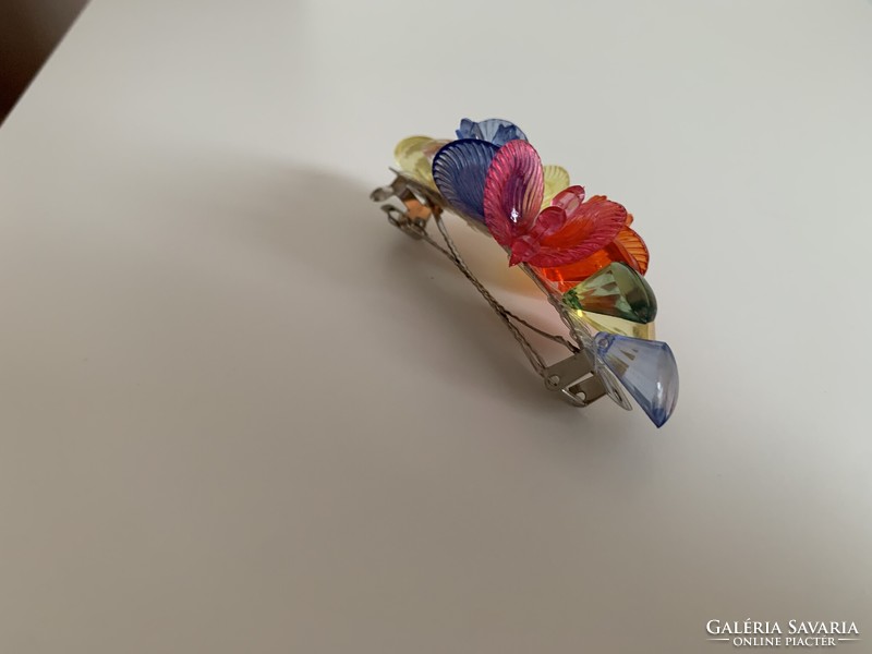 Special new crystal-like colorful flower pearl hair clip hair clip hair clip