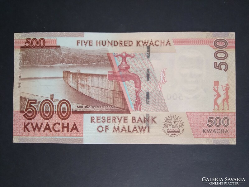Malawi 500 Kwacha 2017 Unc
