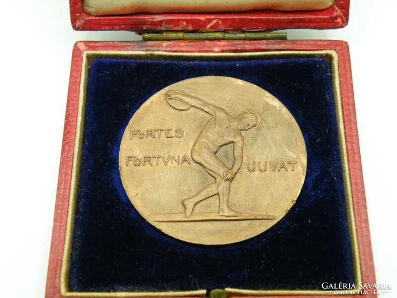 UK00201  1912 angol bronz medál gátfutás Guy's Hospital Athletic Club