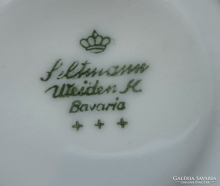 3db Seltmann Weiden Bavaria K német porcelán tálka tányér kompót savanyúság