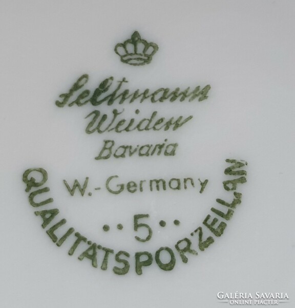 Seltmann Weiden Bavaria német porcelán bögre csésze gyümölcs mintával