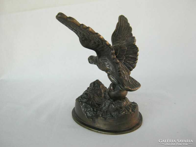 Copper or bronze turul eagle bird