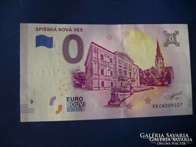 Slovakia 0 euro 2019 igloo / spisská nová ves! Rare commemorative paper money! Ouch!