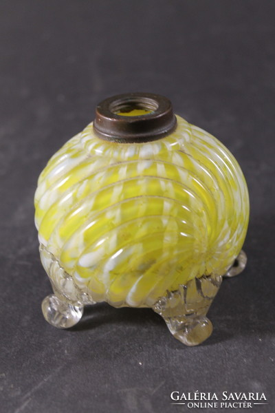 Antique colored glass kerosene lamp body 814