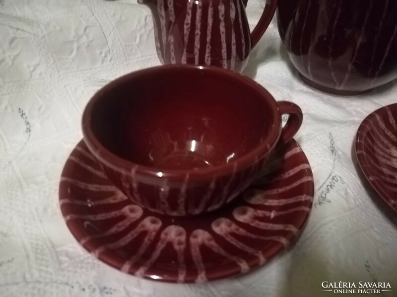 Ceramic tea set for 2 people