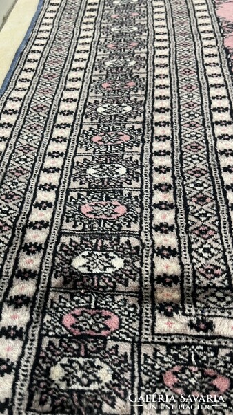 3551 Mauve Pakistani Bokhara Hand Knotted Woolen Persian Carpet 215x303cm Free Courier