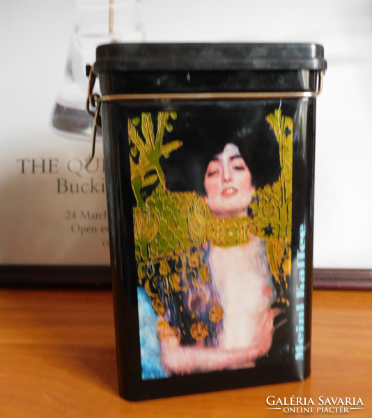 Julius Meinl Klimt Kaffee - jubileumi fémdoboz - 90-es évek