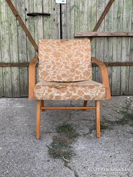 Cool design fabric armchair vintage-lounge-chair-by-interier-praha-czechoslovakia-1960s