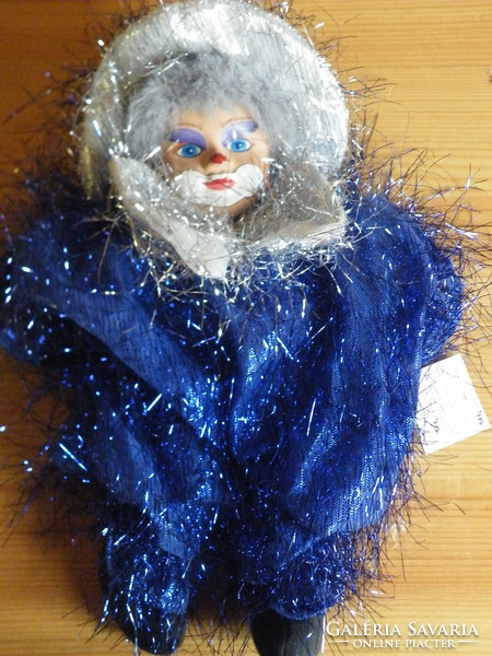 Tati bremen clown doll with porcelain head, with glittering decoration (designed by Gerhard Dargel) 23cm