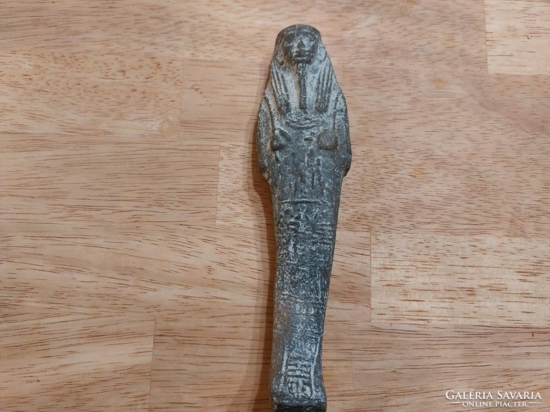(K) kis egyiptomi szobor   16 cm