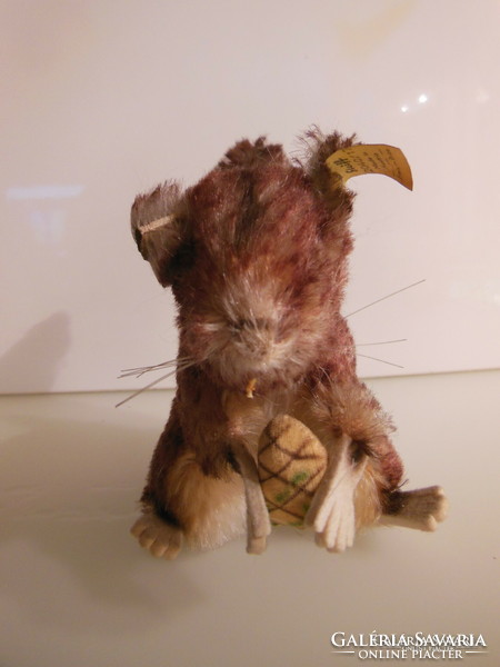 Steiff - squirrel - 16 x 16 cm - numbered !!! - Old - plush - - exclusive - German - flawless
