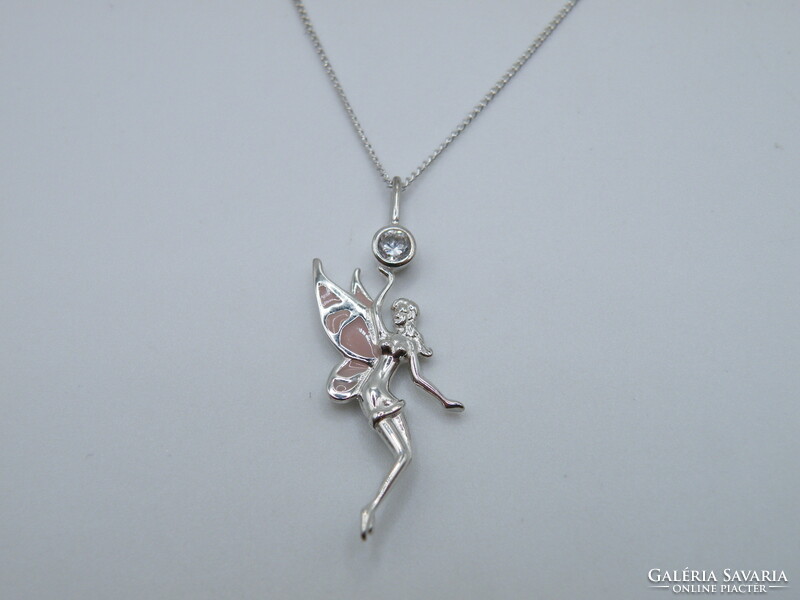 Uk0221 fairy silver pendant and necklace 925