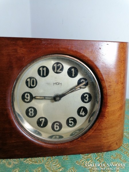 Mom alarm clock, wooden case