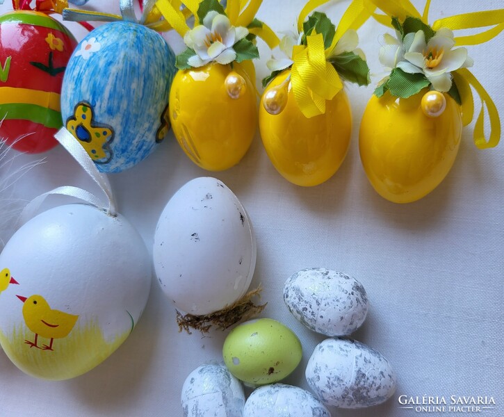 Húsvéti műanyag hungarocell tojás dekoráció tojásfa kellék dísz