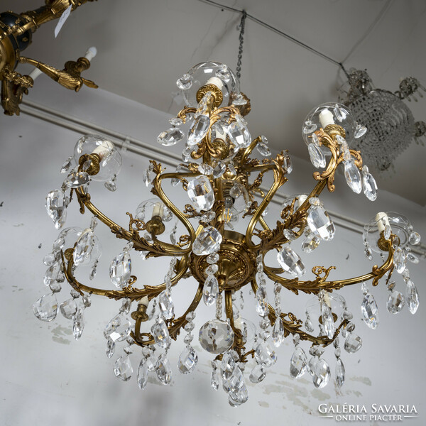 Gilded bronze chandelier