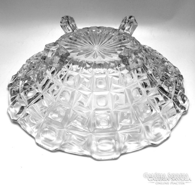 Crystal centerpiece, fruit bowl