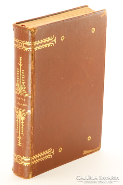 Goethe - from my life - a rarity made in 10 copies in a richly gilded leather binding