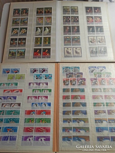 Hungarian postage stamp collection in 2 albums