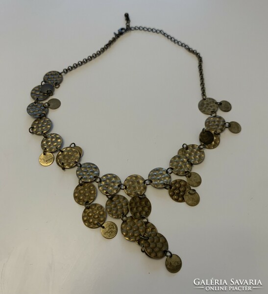 Old avon avon copper colored coin necklace suitable for a belly dancer costume costume