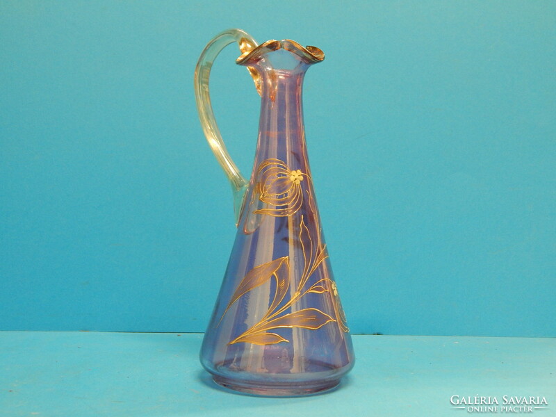 Art Nouveau glass decanter in perfect condition