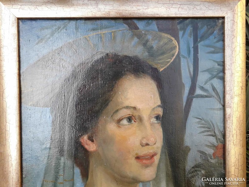 Tarai Terézia-Pécs / portré-festmény.