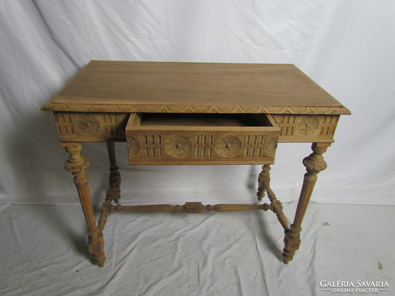 Antique Neo-Renaissance desk with drawers (polished)