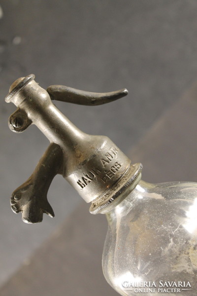 Antik fejazonos szódásüveg 848