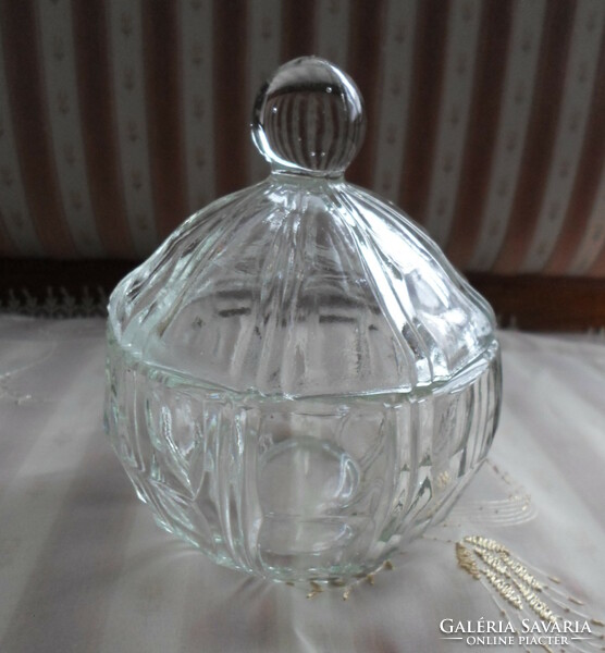 Retro / vintage glass sugar bowl
