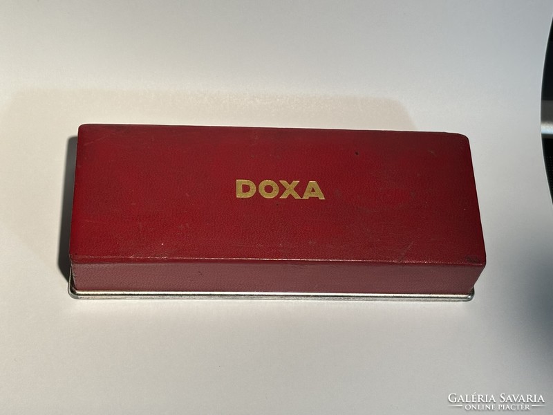 Szép számlapos, 1962-es DOXA  HIRSH bőrszíj Átmérő 35 mm K.N. Pontos!  MOM Park közelében! Posta is!