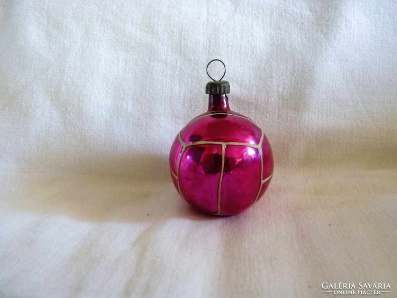 Old glass Christmas tree decoration - ball!