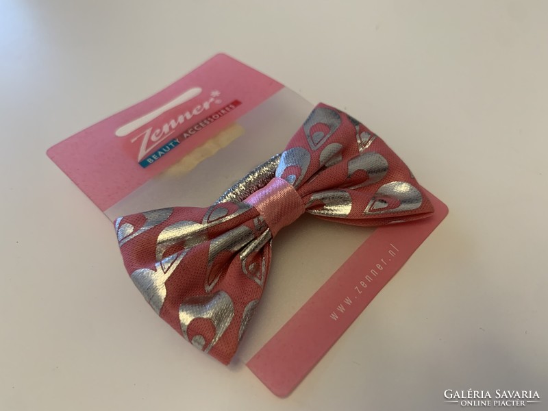 New label zenner branded bow bow hair tie with silver thread special