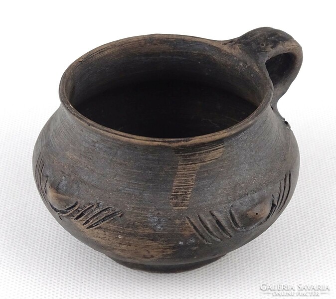 1Q376 small ceramic cup labeled museum copy
